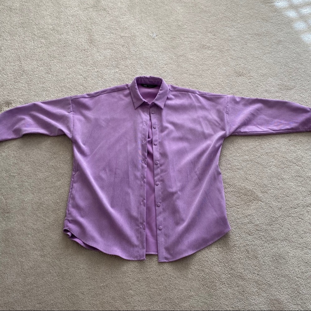 ZARA OVERSIZED BUTTON DOWN